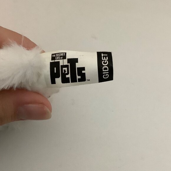 The Secret Life Of Pets Gidget White Pomeranian Plush McDonalds 2016 Toy 3.5" - Picture 4 of 6